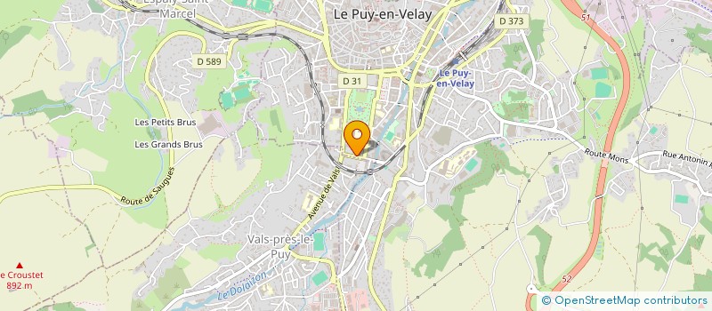 localisation de l'entreprise CAISSE MUTUA SOCIA AGRIC HAUTE LOIRE à LE PUY-EN-VELAY