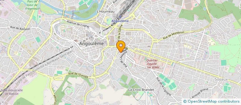 localisation de l'entreprise CAISSE MUTUALITE SOCIALE AGRICOLE à ANGOULEME