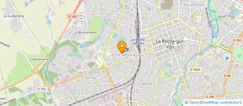 localisation de l'entreprise CAISSE MUTUALITE SOCIALE AGRICOLE à LA ROCHE-SUR-YON