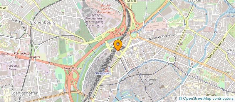 localisation de l'entreprise CAISSE MUTUEL COMPL ACTIONS SOCIALES à STRASBOURG