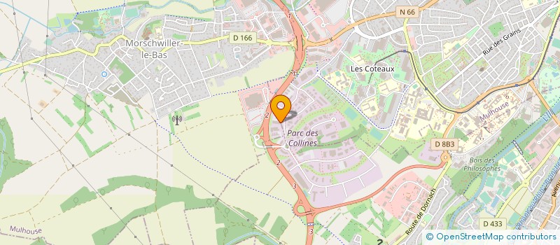 localisation de l'entreprise CAISSE MUTUELLE COMPL ACTION SOCIALE IEG à MULHOUSE