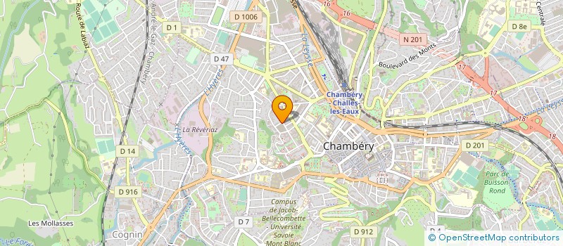 localisation de l'entreprise CAISSE MUTUELLE COMPLEM ACTION SOCIALE à CHAMBERY
