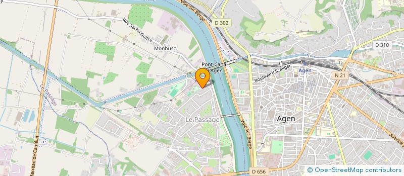 localisation de l'entreprise CAISSE MUTUELLE COMPLEMENTAIRE ET D ACTION SOCIALE D AGEN  CASTELCULIER