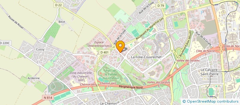 localisation de l'entreprise CAISSE MUTUELLE COMPLEMENTAIRE ET D'ACTIONS SOCIALES DE CAEN à CAEN
