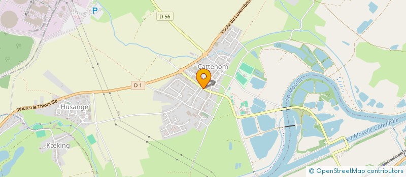 localisation de l'entreprise CAISSE MUTUELLE DE DEPOTS ET DE PRETS à CATTENOM