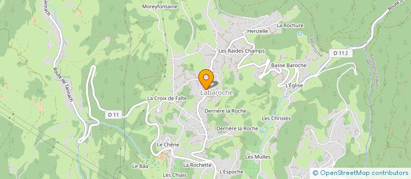 localisation de l'entreprise CAISSE MUTUELLE DE DEPOTS ET DE PRETS à LABAROCHE