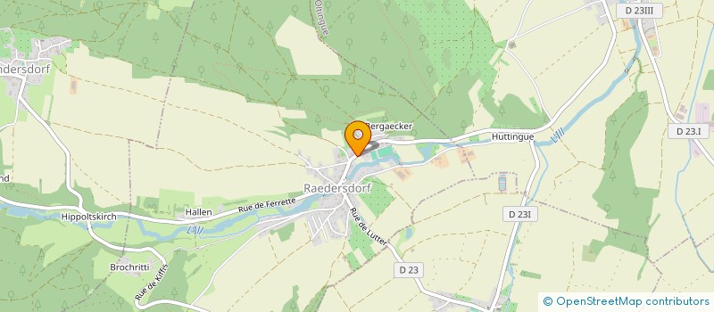 localisation de l'entreprise CAISSE MUTUELLE DE DEPOTS ET DE PRETS  RAEDERSDORF