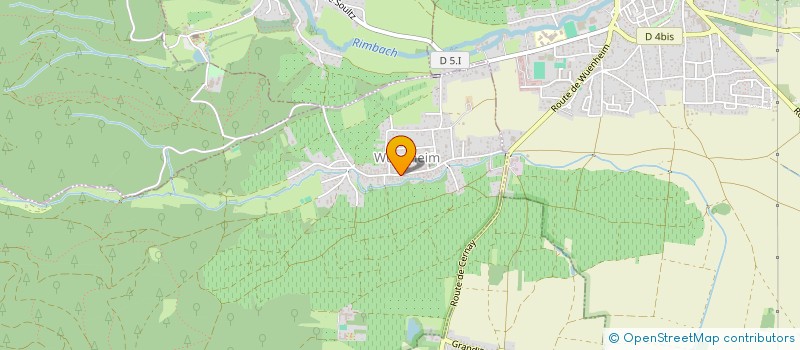 localisation de l'entreprise CAISSE MUTUELLE DE DEPOTS ET DE PRETS à WUENHEIM