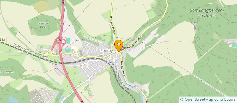 localisation de l'entreprise CAISSE MUTUELLE DE DEPOTS ET DE PRETS  FONTOY