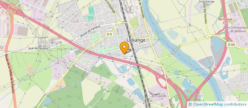 localisation de l'entreprise CAISSE MUTUELLE DE DEPOTS ET DE PRETS  UCKANGE