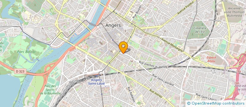 localisation de l'entreprise CAISSE MUTUELLE DE REASSURANCE AGRICOLE à ANGERS