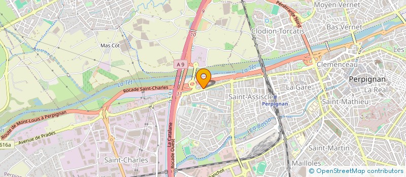 localisation de l'entreprise CAISSE MUTUELLE EDF GDF  PERPIGNAN