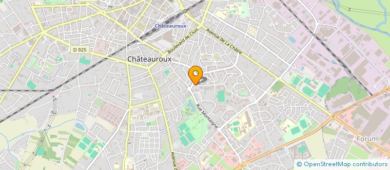 localisation de l'entreprise CAISSE MUTUELLE INDUST ELECT à CHATEAUROUX