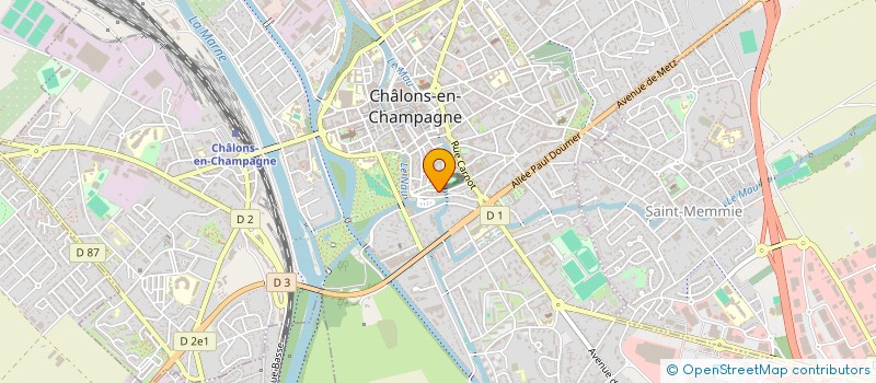 localisation de l'entreprise CAISSE MUTUELLE MARNAISE D ASSURANCES à CHALONS-EN-CHAMPAGNE