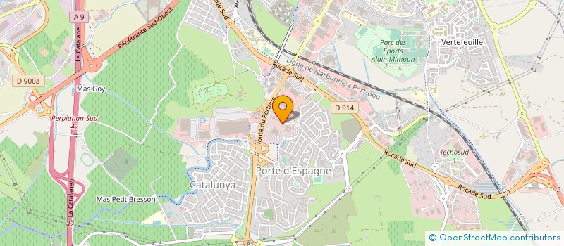 localisation de l'entreprise CAISSE MUTUELLE REASSURANCE AGRICOLE  PERPIGNAN