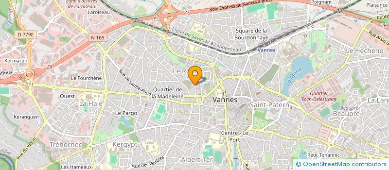 localisation de l'entreprise CAISSE ORGANIC DU MORBIHAN à VANNES