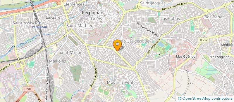 localisation de l'entreprise CAISSE ORGANIC PYRENEES ROUSSILLON AUDE à PERPIGNAN