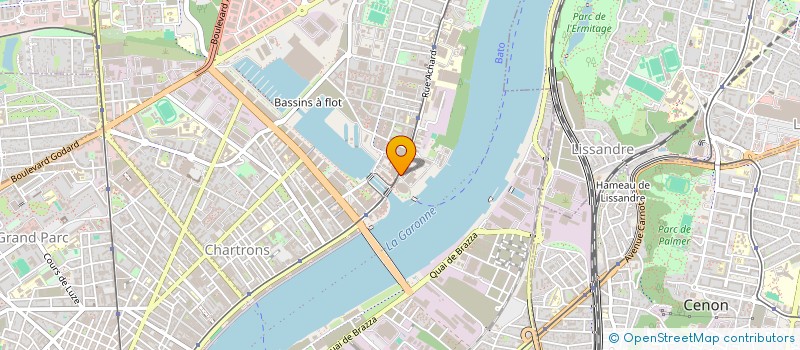 localisation de l'entreprise CAISSE PREV PERS PORT AUTONOME BORDEAUX à BORDEAUX