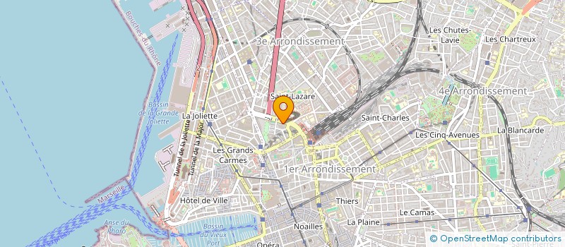 localisation de l'entreprise CAISSE PREVOYANCE ET RETRAITE PERS FERROVIAIRE à MARSEILLE