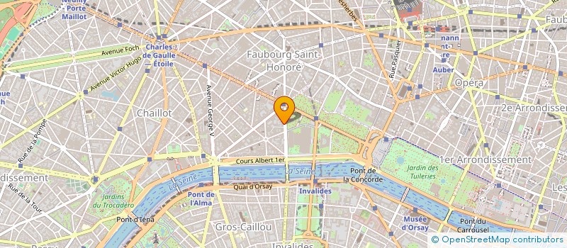 localisation de l'entreprise CAISSE PREVOYANCE ORGANISMES à PARIS