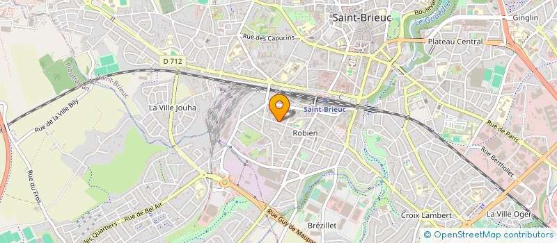 localisation de l'entreprise CAISSE PRIMAIRE ASSUR MALADIE  SAINT-BRIEUC
