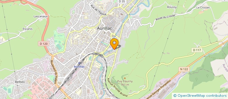 localisation de l'entreprise CAISSE PRIMAIRE ASSUR MALADIE à AURILLAC