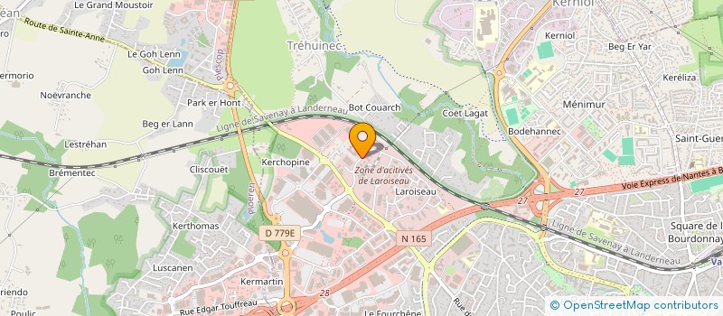 localisation de l'entreprise CAISSE PRIMAIRE ASSUR MALADIE MORBIHAN à VANNES