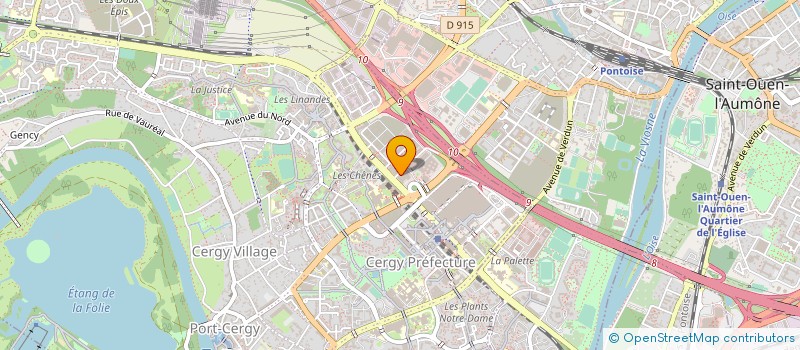 localisation de l'entreprise CAISSE PRIMAIRE ASSUR MALADIE VAL D'OISE à CERGY