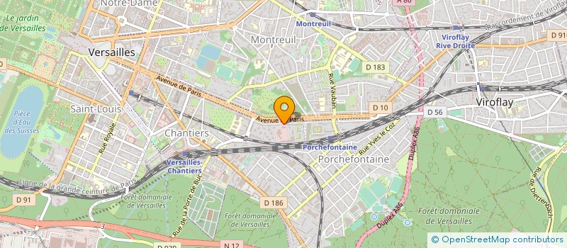 localisation de l'entreprise CAISSE PRIMAIRE ASSURANCE MALADIE à VERSAILLES