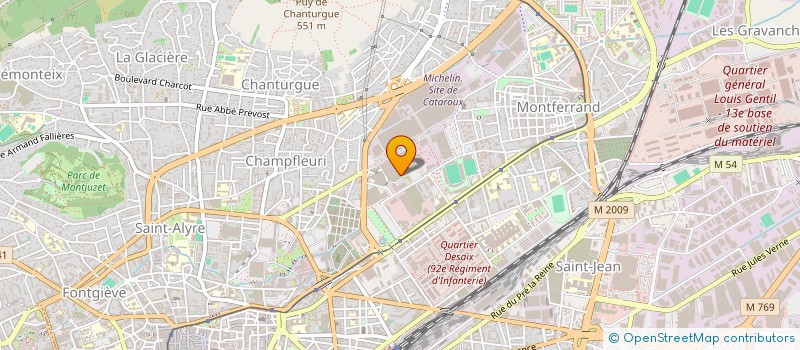 localisation de l'entreprise CAISSE PRIMAIRE ASSURANCE MALADIE à CLERMONT-FERRAND