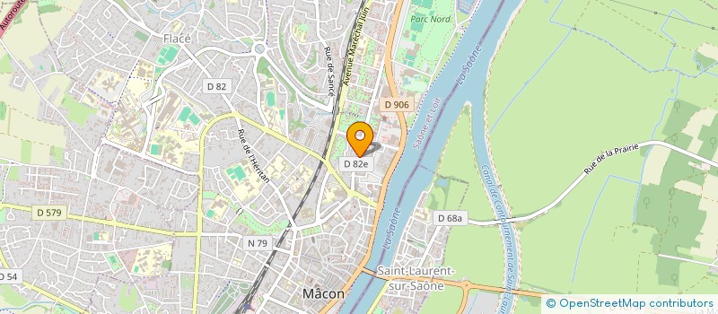 localisation de l'entreprise CAISSE PRIMAIRE ASSURANCE MALADIE  MACON