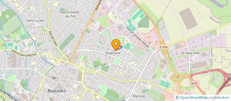 localisation de l'entreprise CAISSE PRIMAIRE D ASSURANCE MALADIE à BEAUVAIS