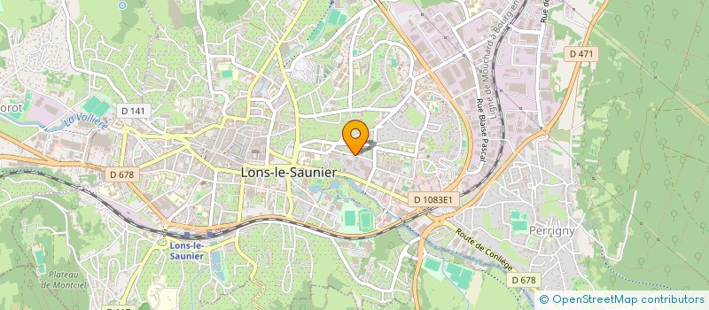 localisation de l'entreprise CAISSE PRIMAIRE D ASSURANCE MALADIE  LONS-LE-SAUNIER