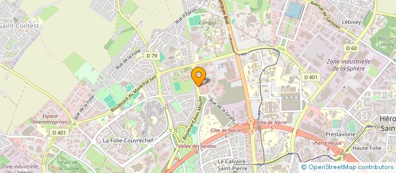 localisation de l'entreprise CAISSE PRIMAIRE D'ASSURANCE MALADIE à CAEN