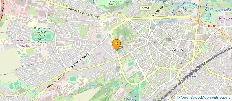 localisation de l'entreprise CAISSE PRIMAIRE D ASSURANCE MALADIE DE L ARTOIS à ARRAS