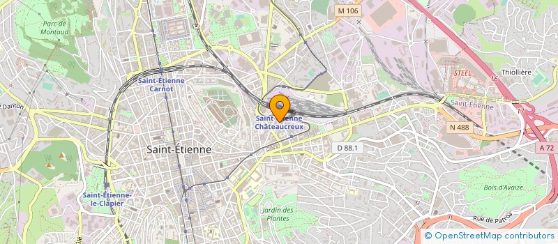 localisation de l'entreprise CAISSE PRIMAIRE D ASSURANCE MALADIE DE LA LOIRE à SAINT-ETIENNE