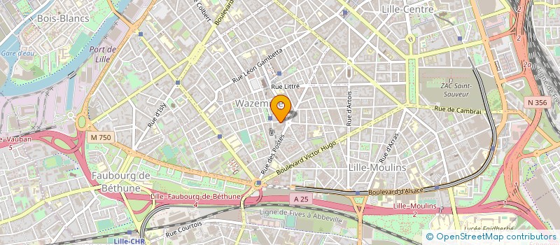 localisation de l'entreprise CAISSE PRIMAIRE D'ASSURANCE MALADIE DE LILLE DOUAI à LILLE