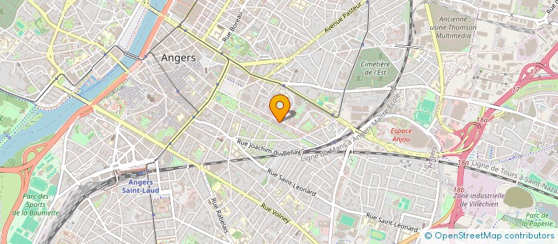 localisation de l'entreprise CAISSE PRIMAIRE D ASSURANCE MALADIE DE MAINE ET LOIRE à ANGERS