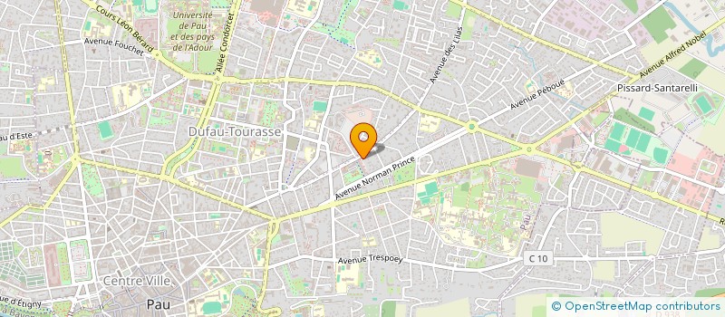 localisation de l'entreprise CAISSE PRIMAIRE D'ASSURANCE MALADIE DE PAU-PYRENEES à PAU