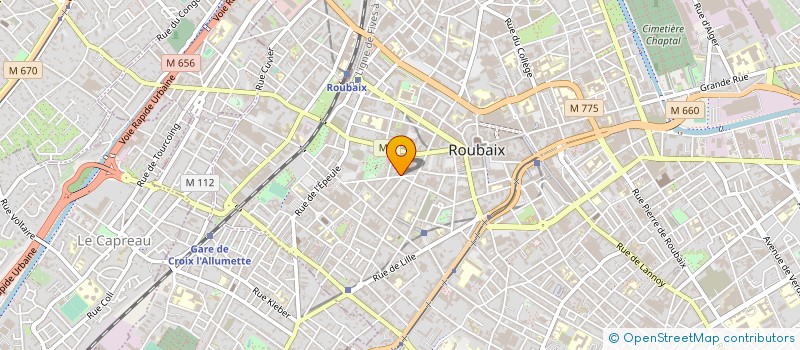 localisation de l'entreprise CAISSE PRIMAIRE D' ASSURANCE MALADIE DE ROUBAIX TOURCOING à ROUBAIX