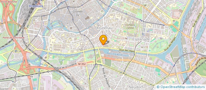 localisation de l'entreprise CAISSE PRIMAIRE D ASSURANCE MALADIE DU BAS RHIN à STRASBOURG