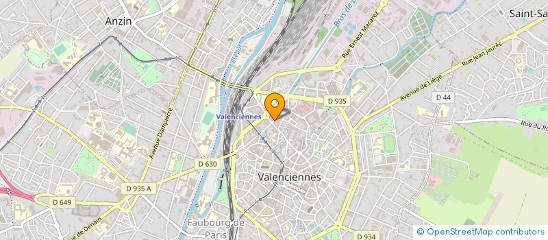 localisation de l'entreprise CAISSE PRIMAIRE D ASSURANCE MALADIE DU HAINAUT  VALENCIENNES