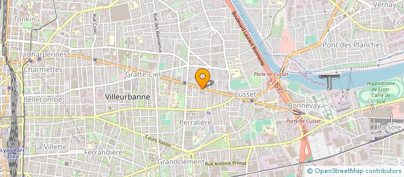 localisation de l'entreprise CAISSE PRIMAIRE D ASSURANCE MALADIE DU RHONE à VILLEURBANNE
