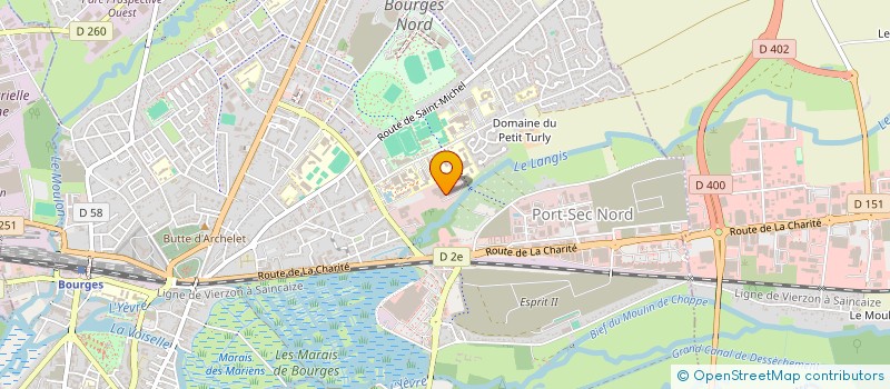 localisation de l'entreprise CAISSE REG CREDIT AGRI MUTUEL CTRE LOIRE à BOURGES