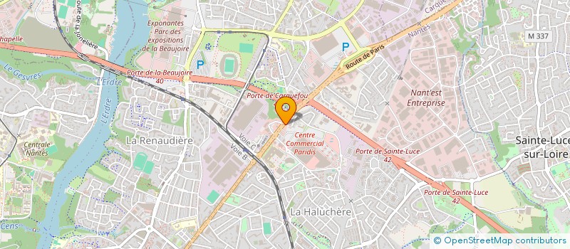 localisation de l'entreprise CAISSE REG CREDIT AGRICOLE MUTUEL à NANTES