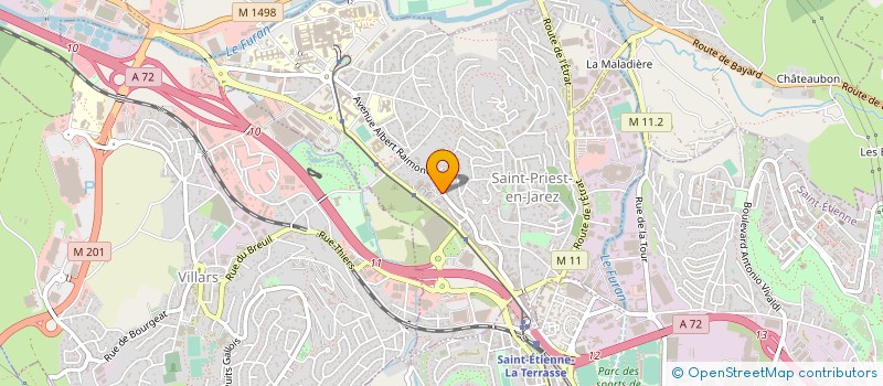 localisation de l'entreprise CAISSE REGIO ASSUR MUTUE AGRIC LOIRE HTE  SAINT-PRIEST-EN-JAREZ