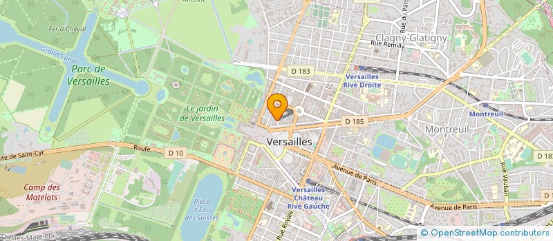localisation de l'entreprise CAISSE REGIONALE DE GARANTIE DES NOTAIRES DE LA COUR D'APPEL DE VERSAILLES à VERSAILLES