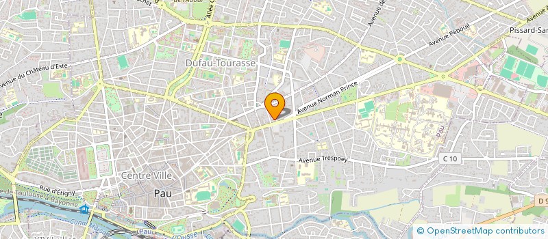 localisation de l'entreprise CAISSE REGIONALE DE GARANTIE DES NOTAIRES DE LA COURS D APPEL DE PAU à PAU