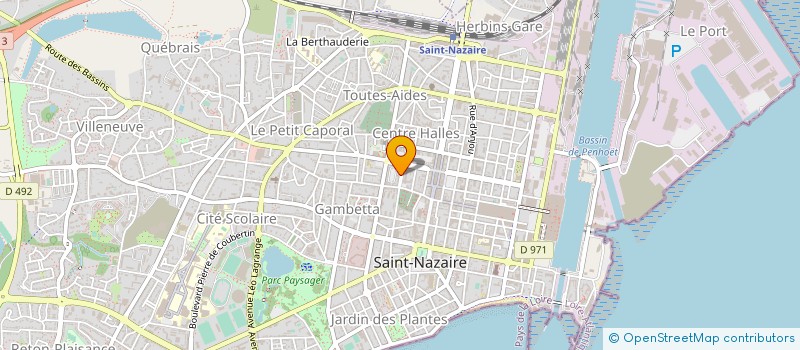 localisation de l'entreprise CAISSE REGLEM PECUN AVOCATS BARREAU  SAINT-NAZAIRE