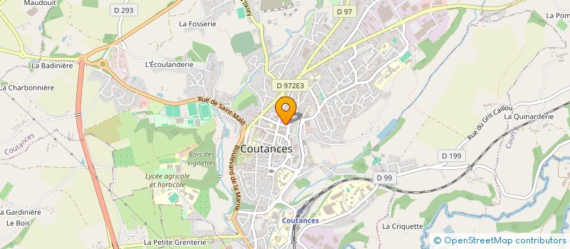 localisation de l'entreprise CAISSE REGLEMENT PECUNIAIRE DES AVOCATS à COUTANCES